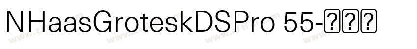 NHaasGroteskDSPro 55字体转换